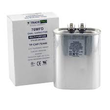 AIRPRO OVAL RUN CAPACITOR 70/440R WITH COMPLIANCE