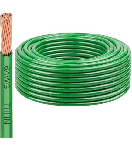 Green 8 Gauge Wire Green