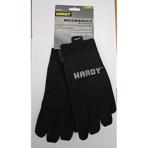 HARDY GLOVES BLACK MEDIUM #2120