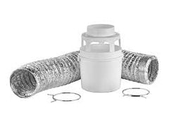 LAMBRO LINT TRAP KIT, 4"X5' LAMINATED ALUMINUM W/CLAMPS