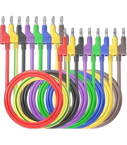 18 LOW VOLTAGE MULTI COLOR TEST LEADS