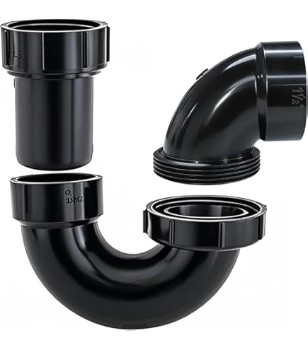 3/4" CLEAR P-TRAP