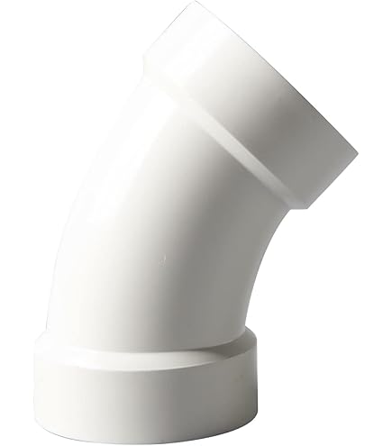 4" PVC 45 HXH DWV