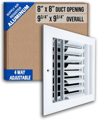 4 WAY SUPPLY WITH DAMPER 12X12