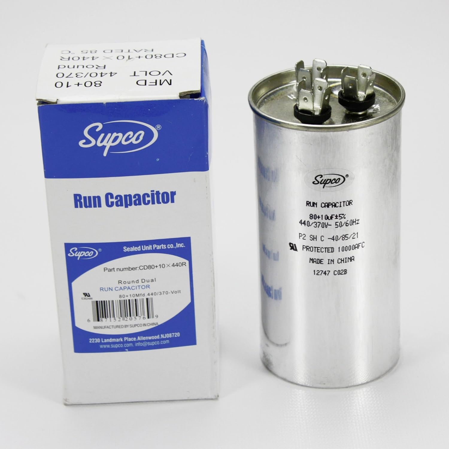 7.5 RUN CAPACITOR GREEN REFRIGERATION