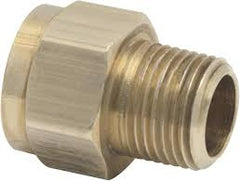 GENPRO ADAPTER, BRASS 3/8 FEMALE FLARE X 3/8 FIP