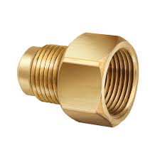GENPRO ADAPTER, BRASS 3/8 FEMALE FLARE X 3/8 MIP
