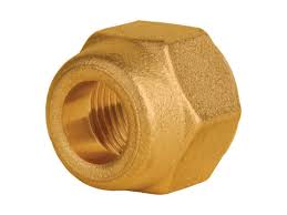 GENPRO NUT, BRASS SHORT FLARE 3/8