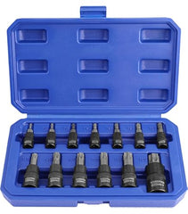 HUSKY 11PC 1/4" AND 3/8" TORX BIT SOCKET SET