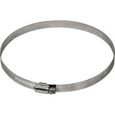 LAMBRO CLAMP, GALVANIZED WORM GEAR 4"