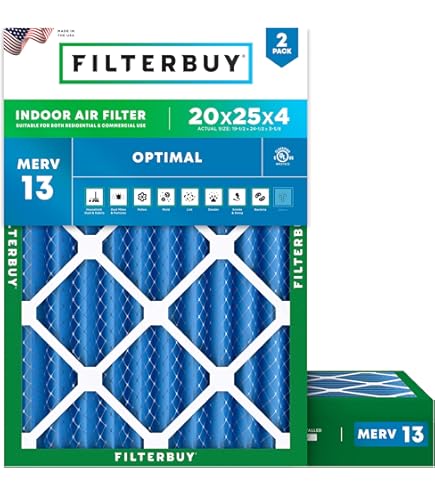 PLEATED FILTER 21X21X1