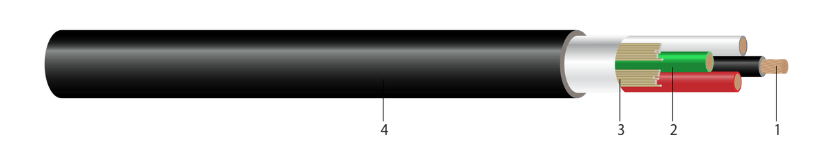 (ROYAL14/2) ROYAL14/2 SJ00W 300V BLK