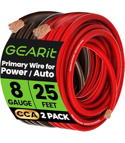 Red 8 Gauge Wire