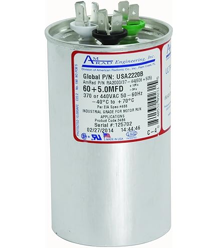 SMART ELECTRIC 60+5X370/440 RUN DAUL CAP ROUND